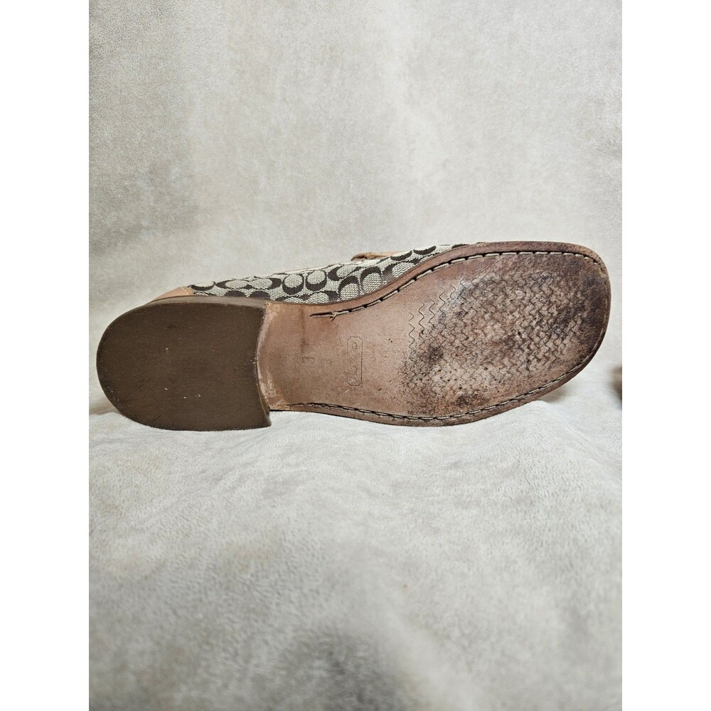 Coach Signature Jacquard Loafers in Brown and Tan - Picture 13 of 16